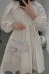 Shushutong round neck bowknot dress aw20dr05per334(PSST778)